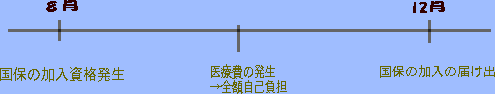 加入の届出が遅れた場合の図説明