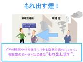 煙が漏れ出すスライド