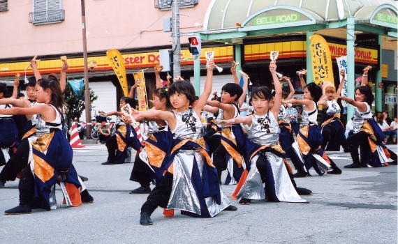 しぶき祭りの１コマ