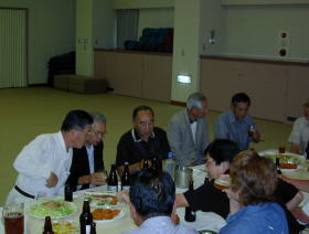 コンペ終了後の宴会