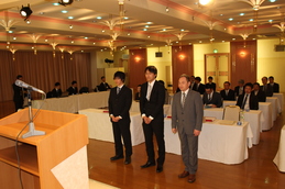 第3期生修了式及び研修報告会　平成28年3月28日の画像1