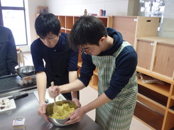 さつまいも調理加工実習1