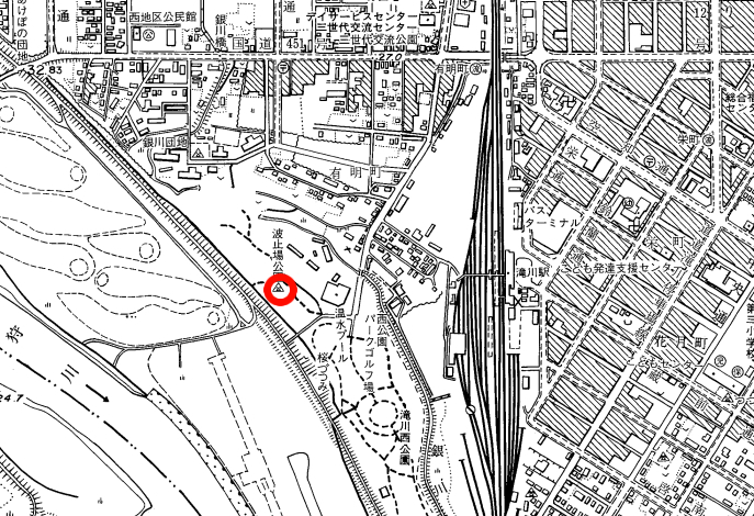 波止場公園　位置図