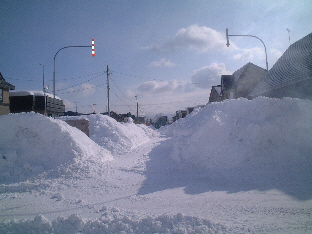 排雪前