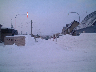 排雪後